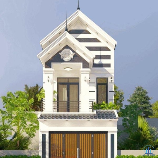 Mẫu nhà mái thái 1 tầng